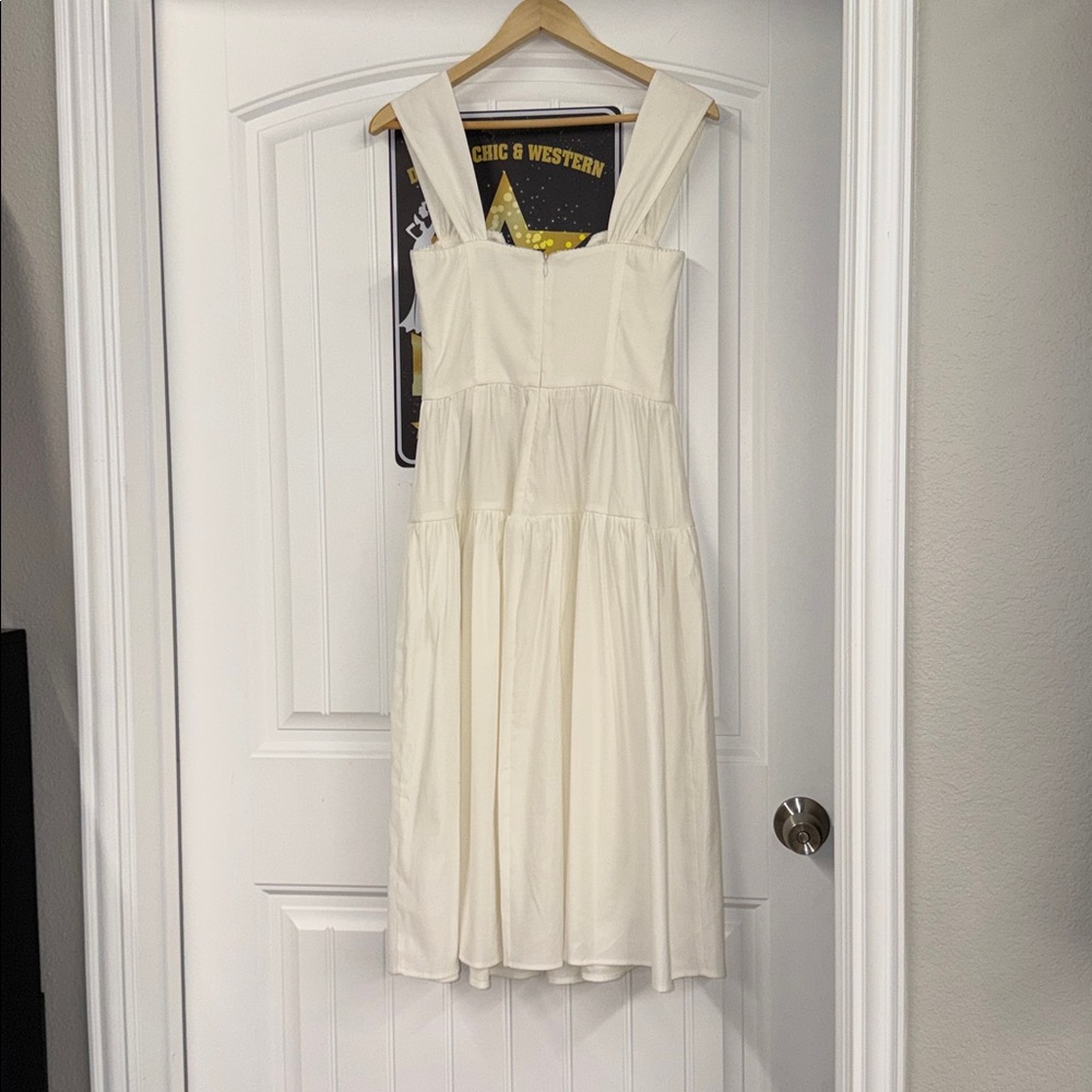 WeWoreWhat Corset Midi Dress in White - Picture 9 of 9